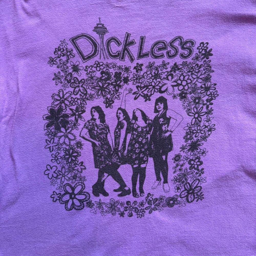 Dickless Band T-Shirt – Vintage Sub Pop Grunge - Size XL